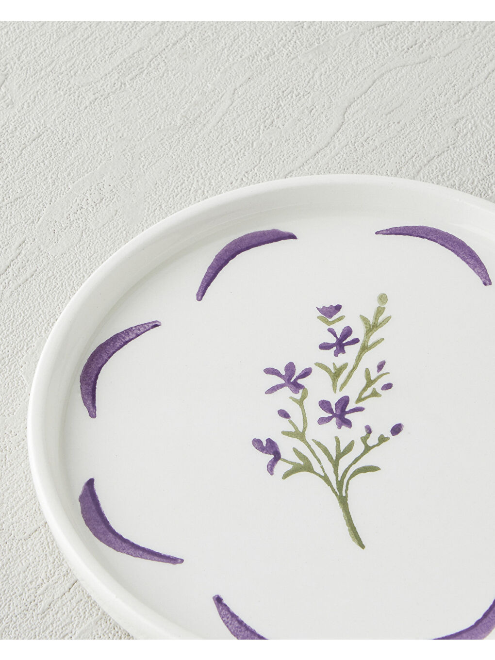 Beyaz Bliss Seramik 6'lı Pasta Seti 16 cm Renkli-4