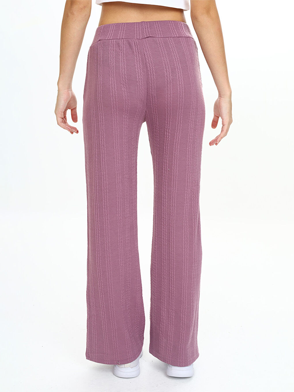 Karışık Kız Çocuk Boru Paça Gül Basic Eşofman Altı-1