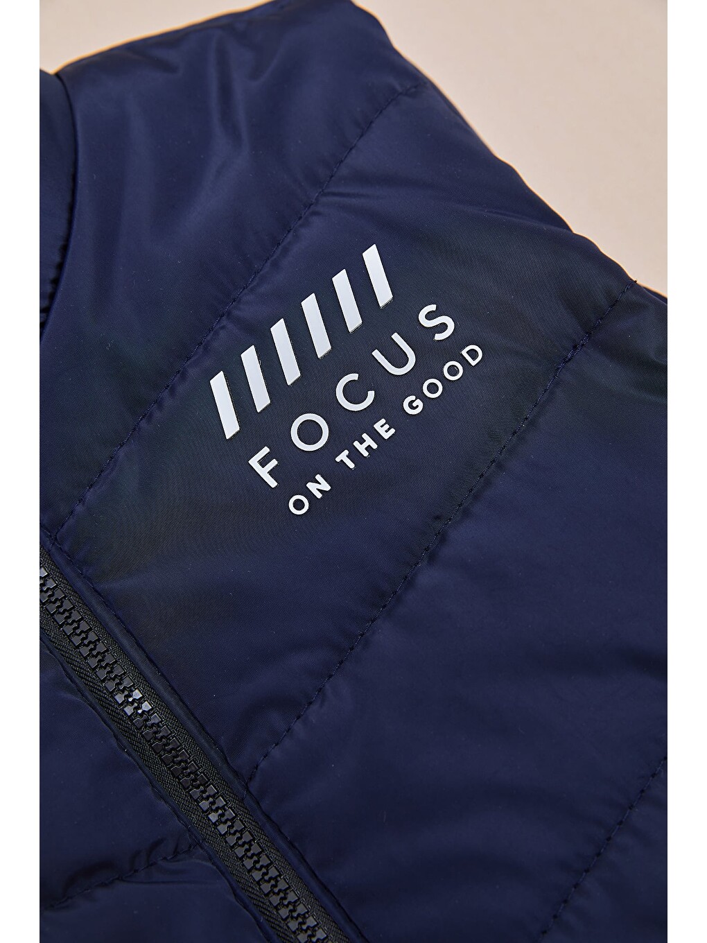 Lacivert Focus Baskılı Erkek Çocuk Şişme Yelek-1