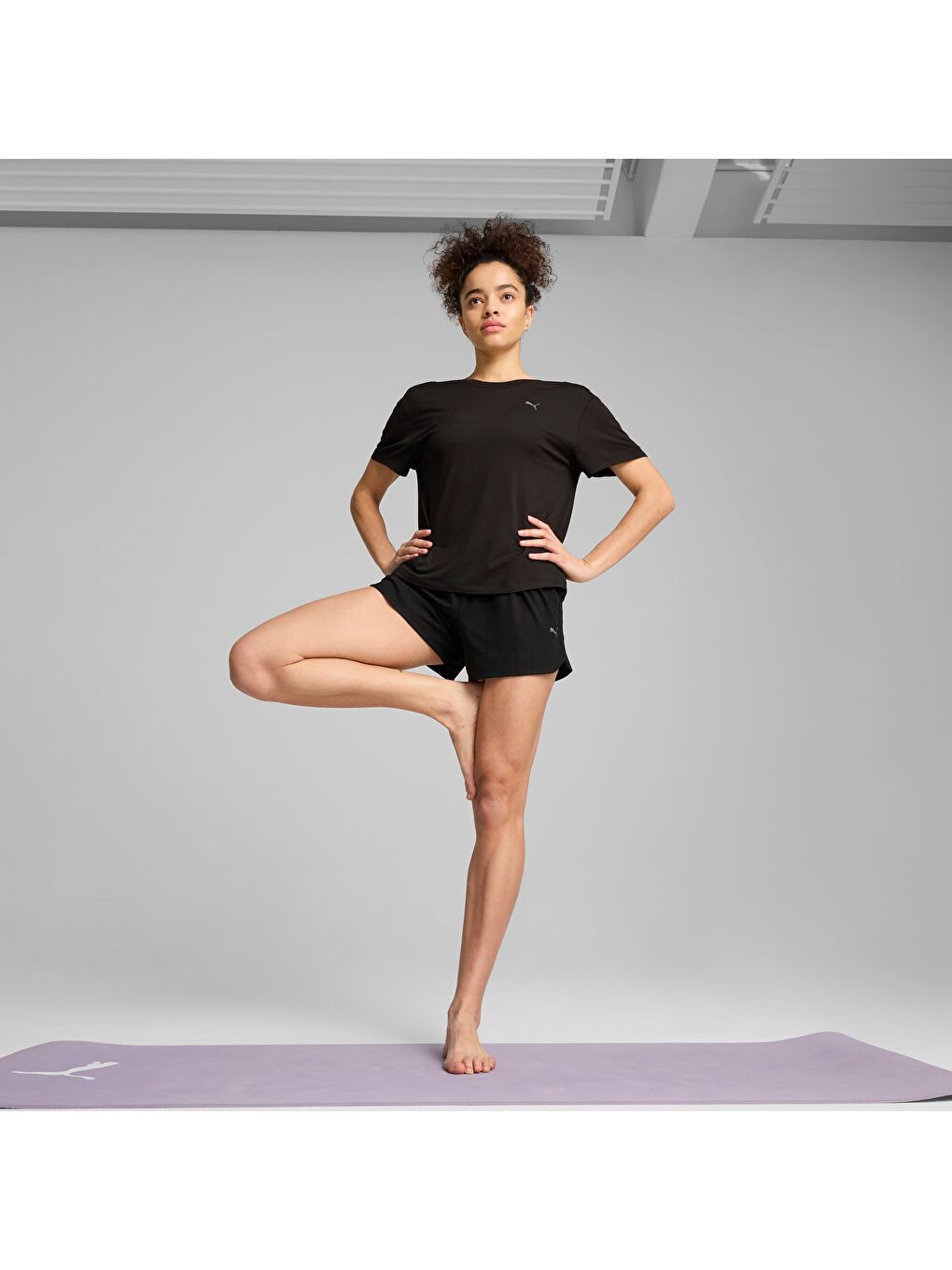 Siyah MOVE CLOUDSPUN Kadın Bol Kesim Tişört