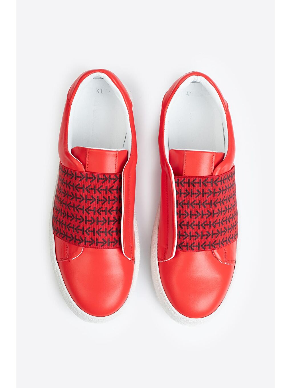 Kırmızı LTN-HY02 Erkek Deri Ayakkabı-1