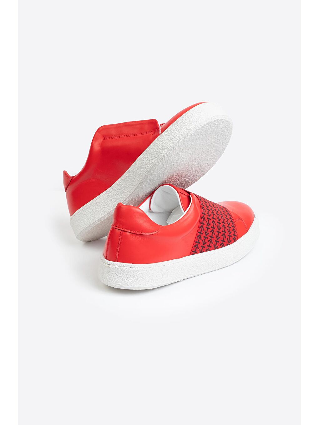 Kırmızı LTN-HY02 Erkek Deri Ayakkabı-3