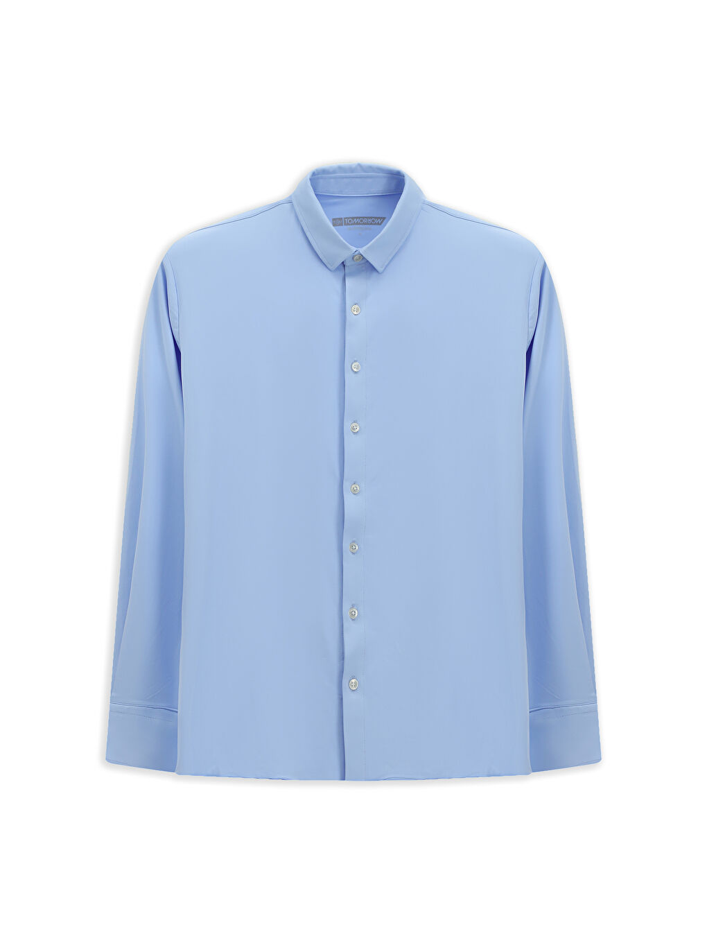 Mavi Uzun Kol Regular Fit Düz Gömlek