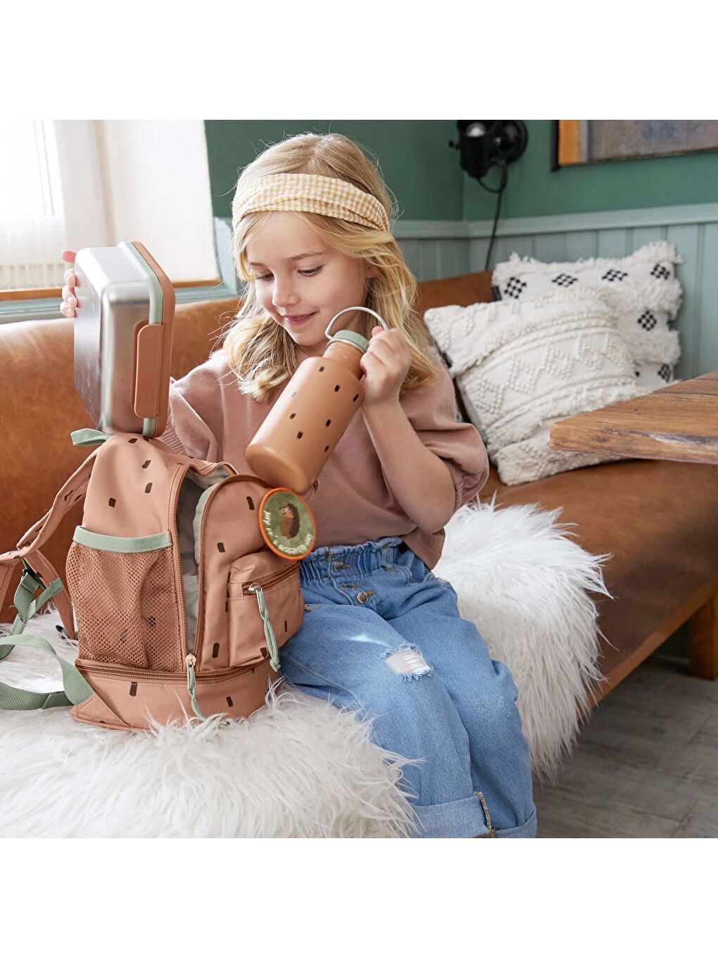 Happy Prints Çelik Matara Caramel 500ml-4