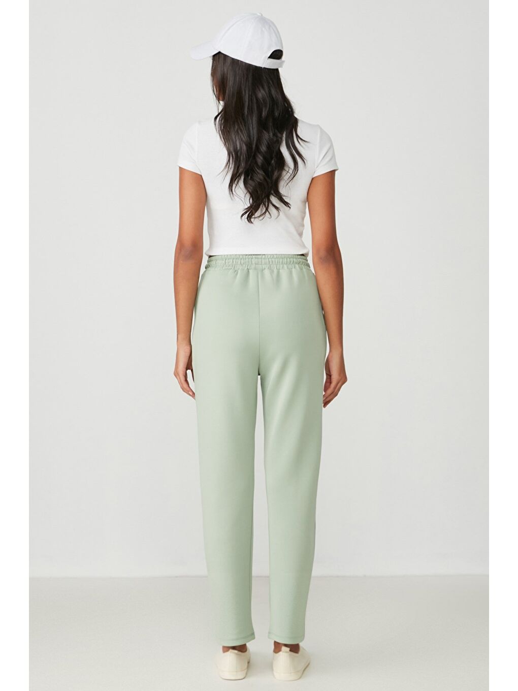 Düz Paça Eşofman Altı 801 Fıstık Yeşil-3