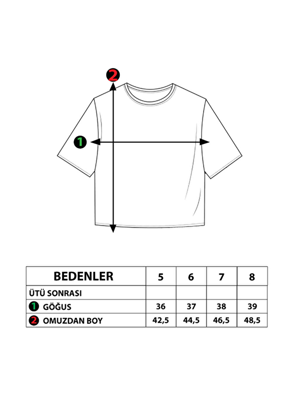 Sarı Kız Çocuk Papatya Desenli Sweet Girls Baskılı Tişört-1