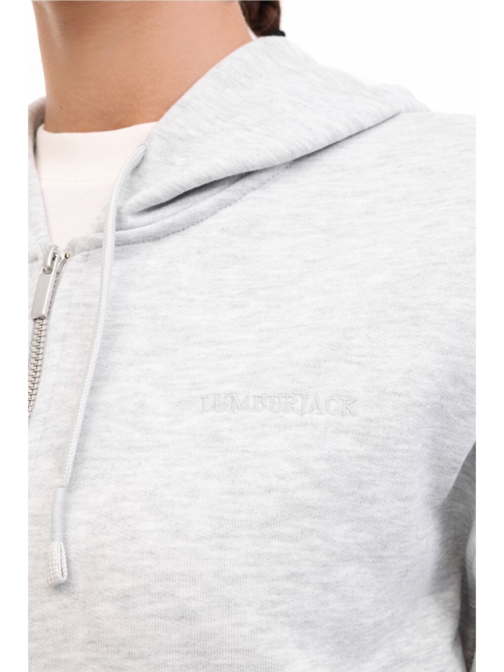 Gri WB 18AMMY-H 5PR GRI MELANJ Kadın Eşofman Üstü-3