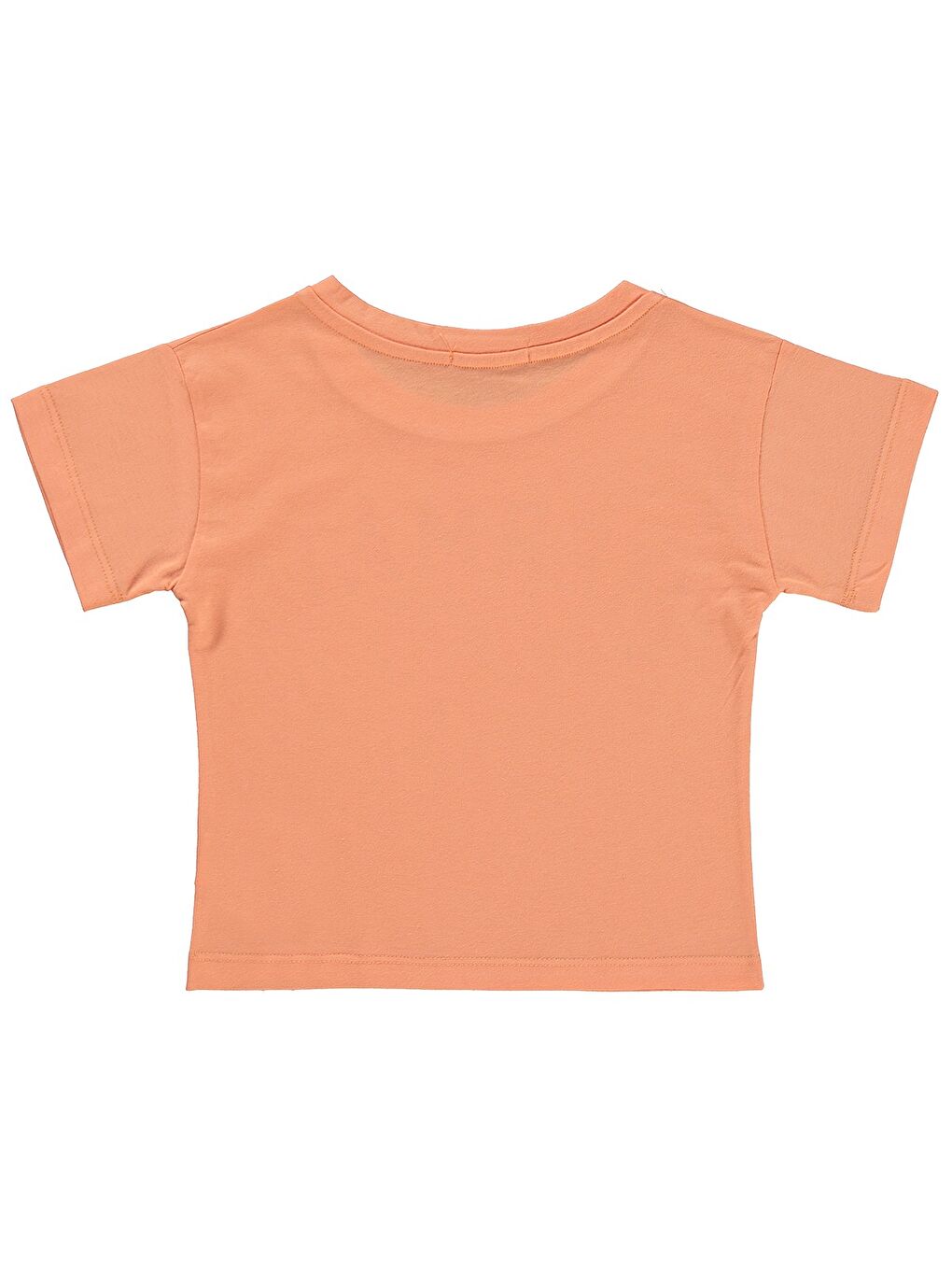 Pembe Girls Mermaid Baskılı 2-5 Yaş Tişört - Pudra-1