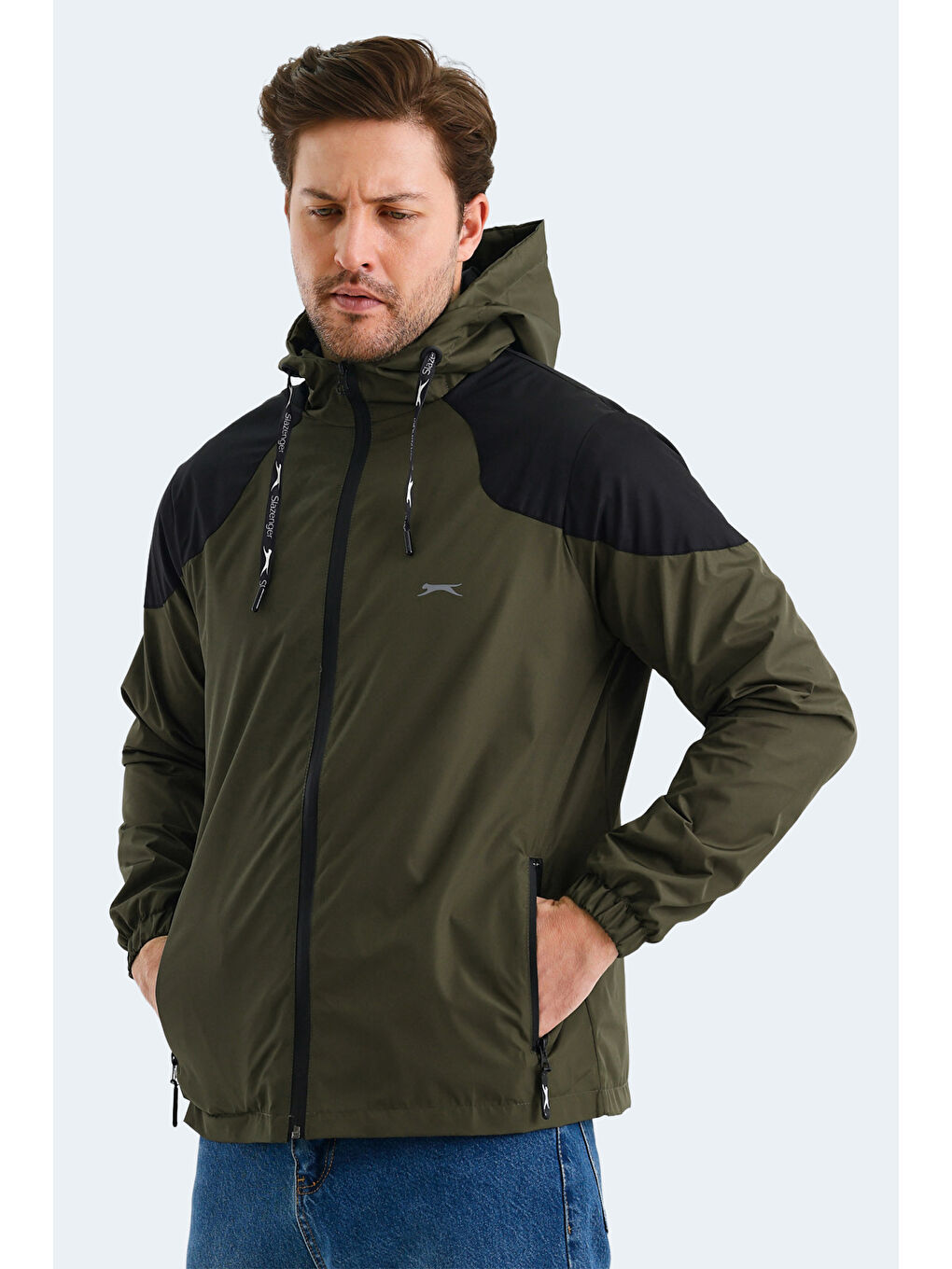 SLAZENGER NICHOL KTN Erkek Yağmurluk Haki - 2