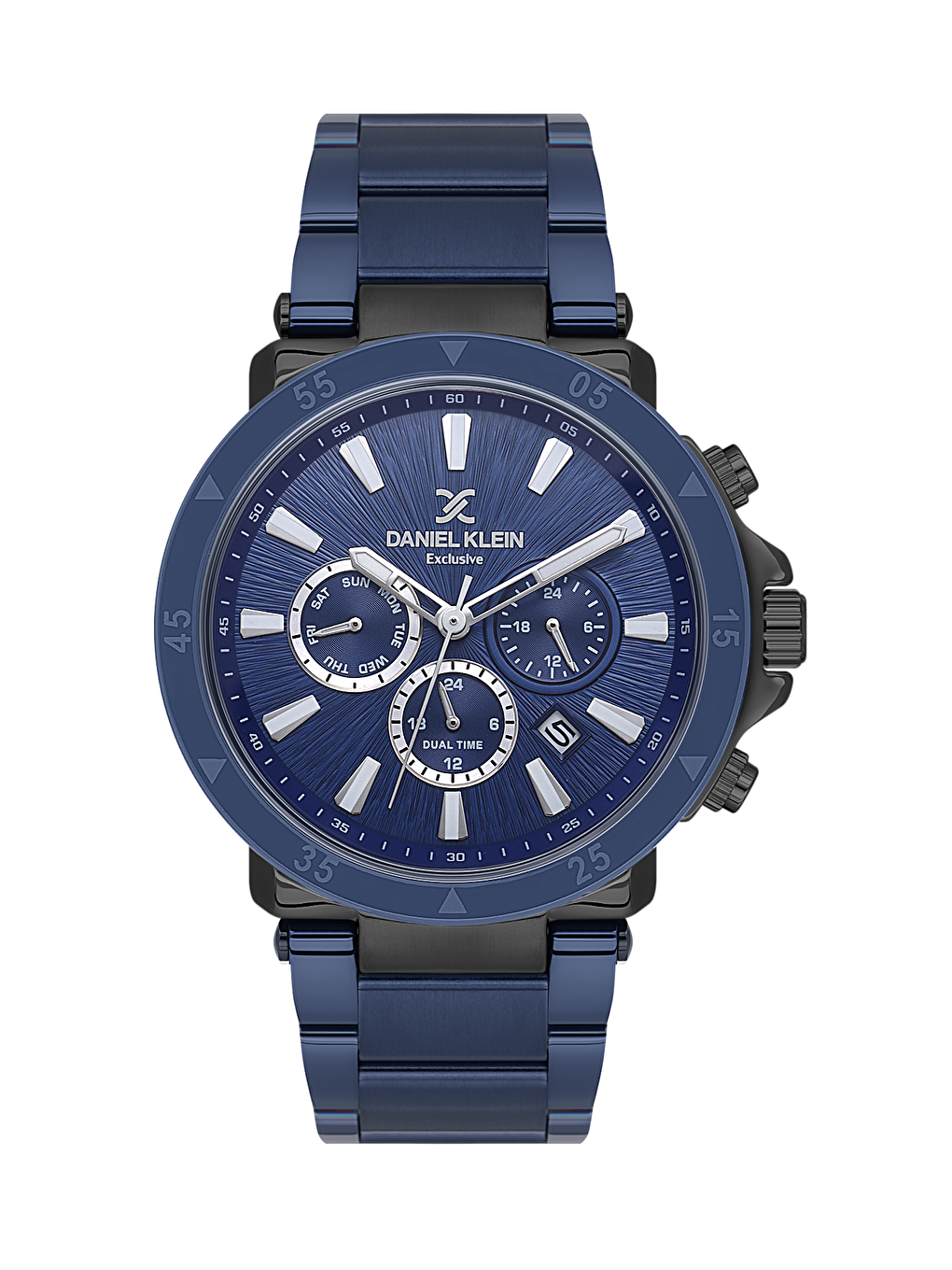 Lacivert DKE.1.10859-6 Exclusive Erkek Kol Saati