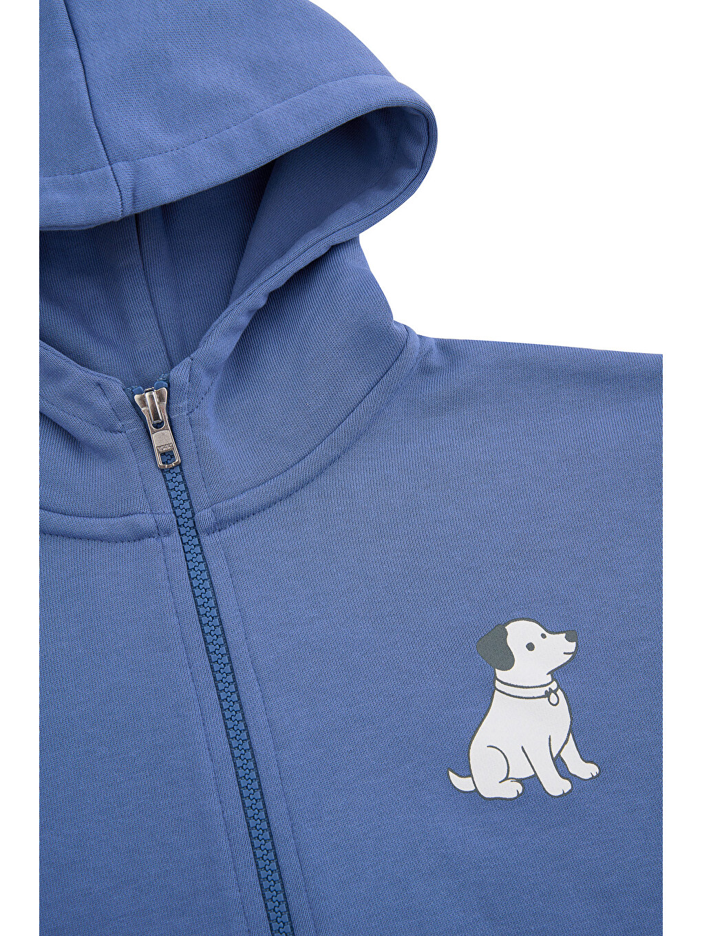 Köpek Nakışlı Sweatshirt 2-6 Yaş Mavi-4