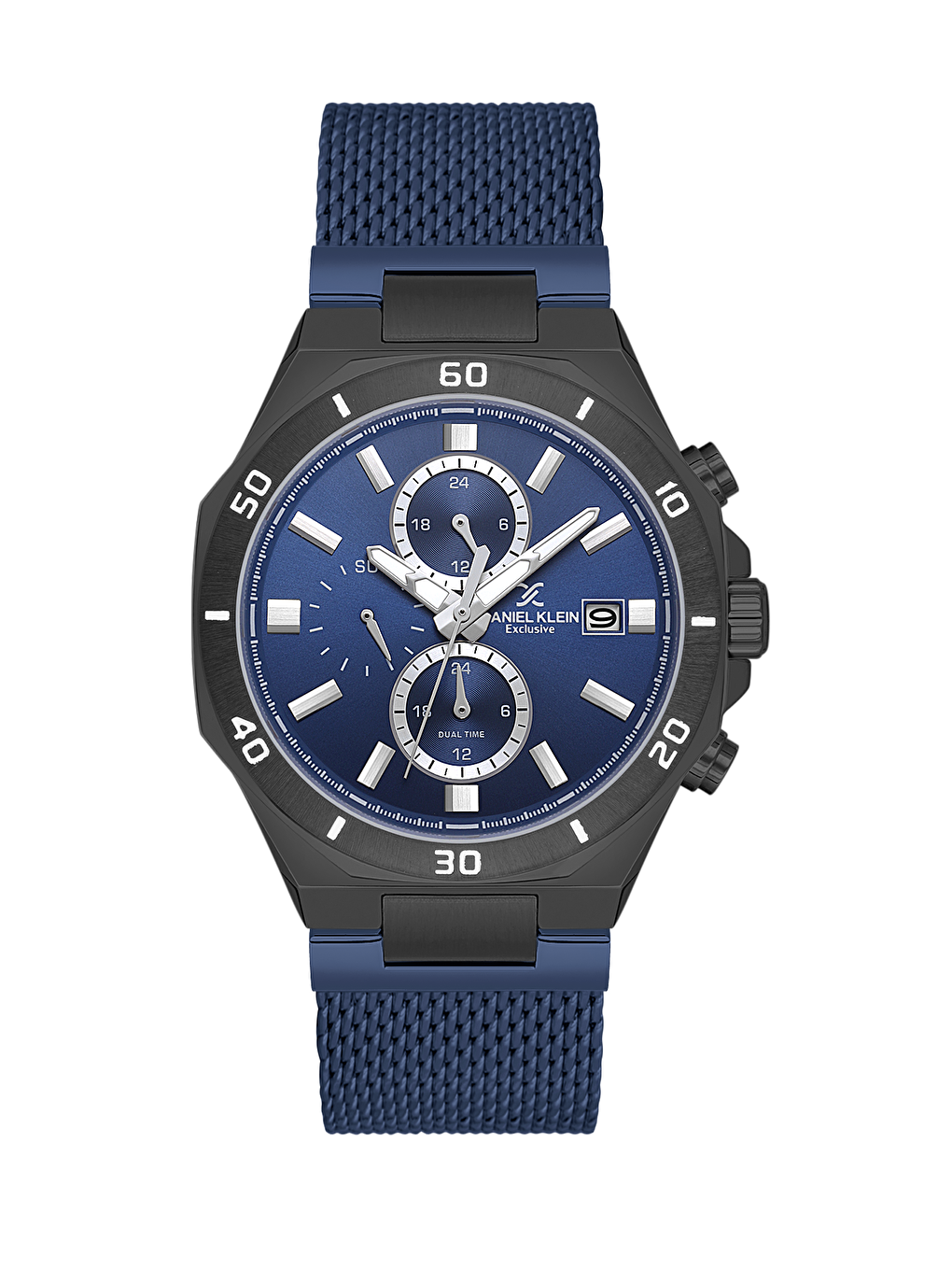 Lacivert DKE.1.10884-5 Exclusive Erkek Kol Saati