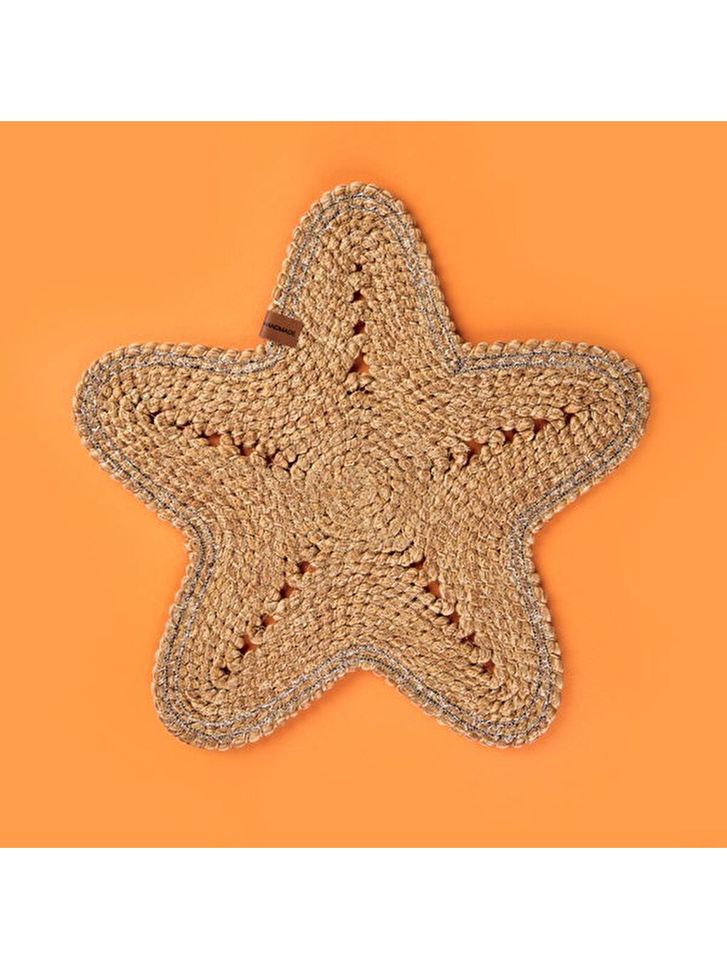 Soft Yıldız Supla - Bej - 35x42 cm