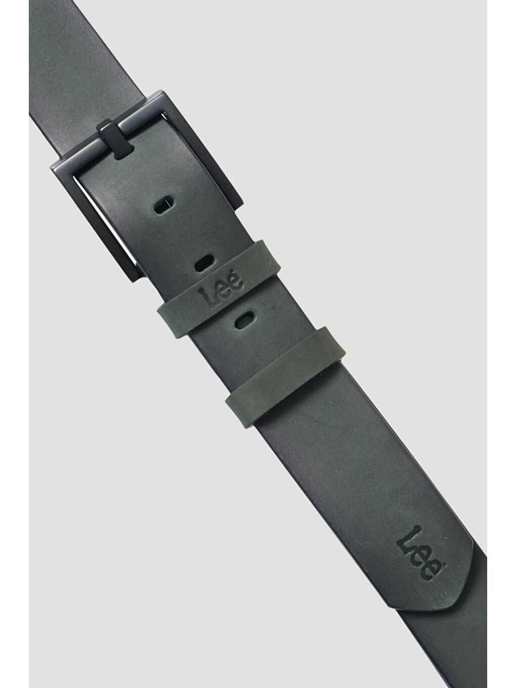 %100 Deri Yeşil Kemer-1