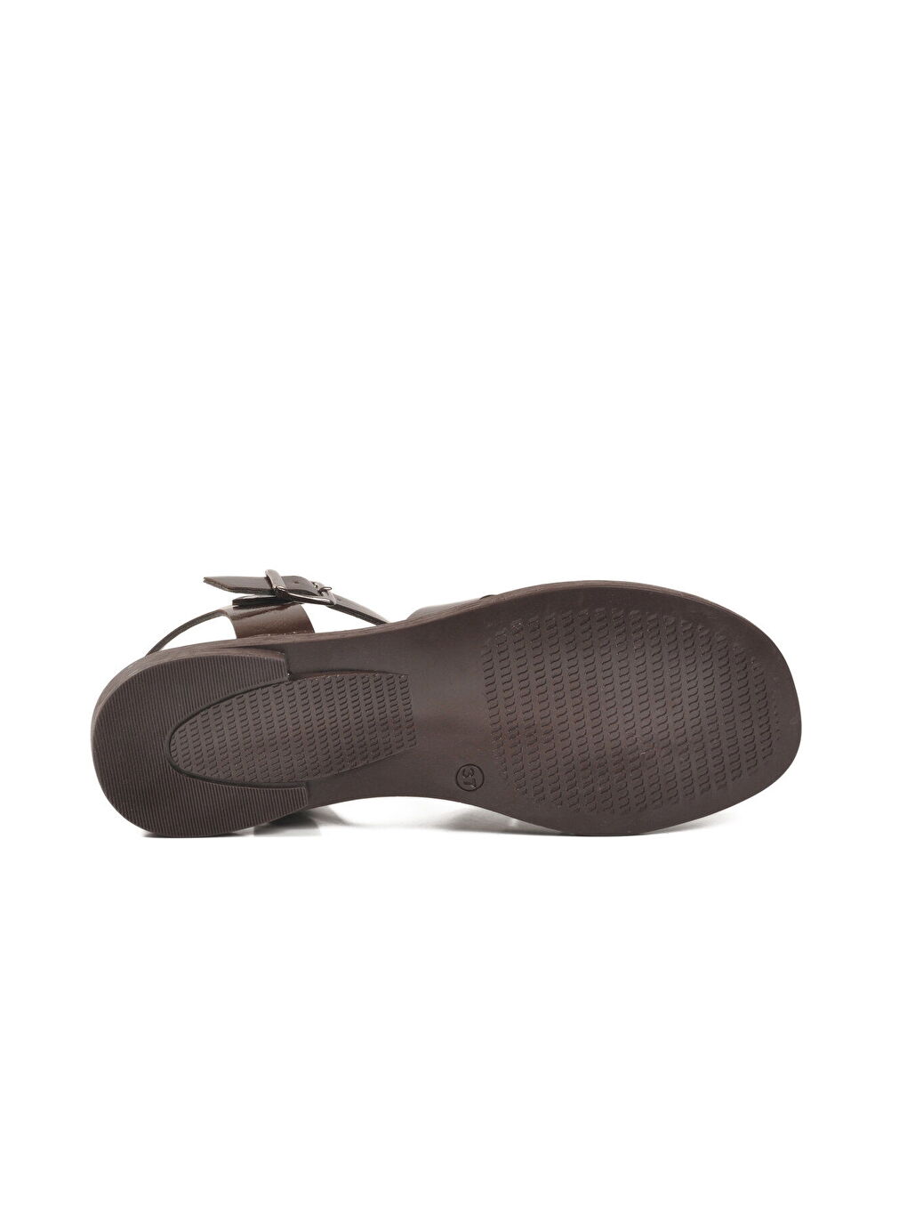 Kahverengi Kahve Hafif İnce Taban Kadın Sandalet 335335 Z-4
