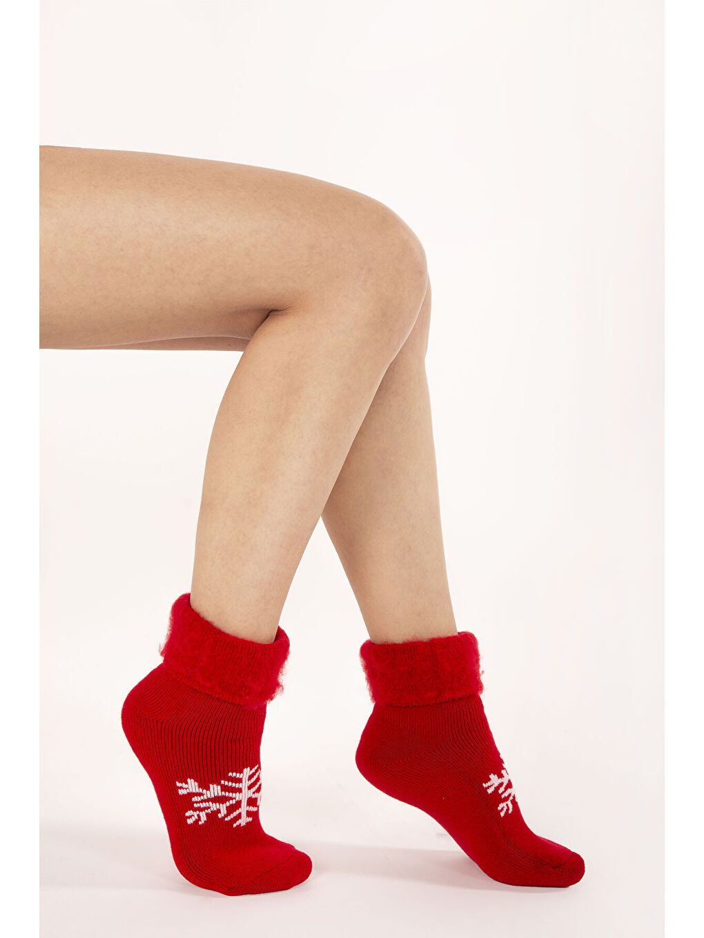 Kırmızı Termal Yılbaşı Çorabı-1