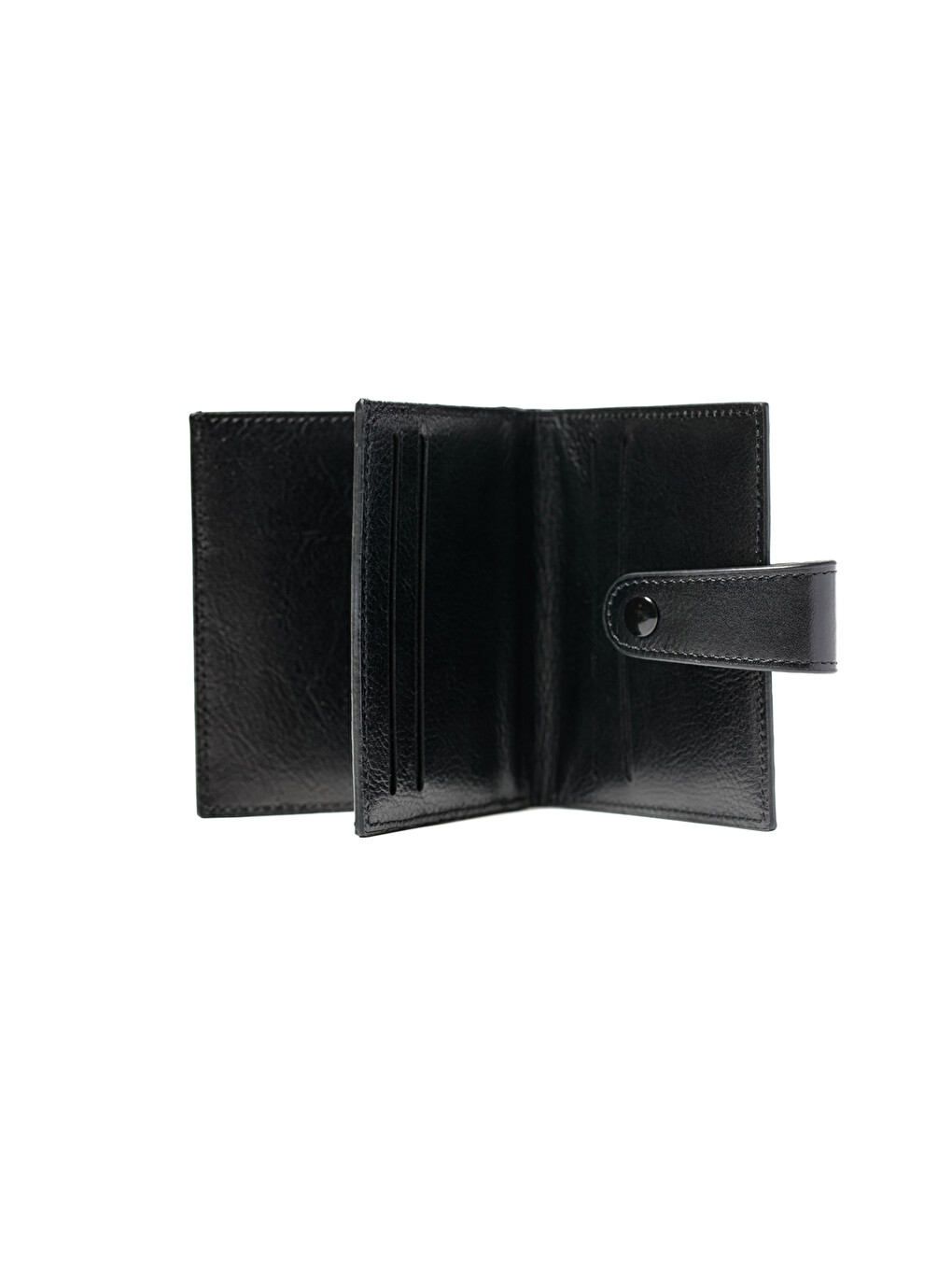 Siyah Unisex Cüzdan & Kartlık 710 Deri Cüzdan Kartlık-4