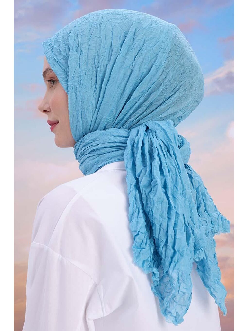 Gök Mavisi-Vual Kraş Şal-1