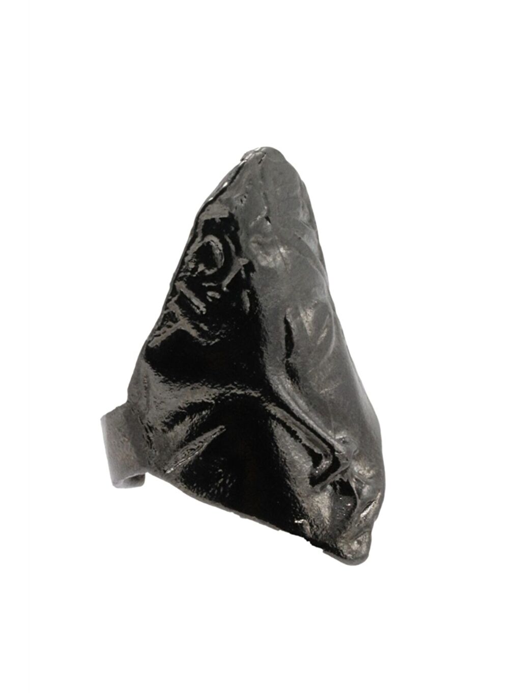 Kadın Antrasit Lak Kaplama Ayarlanabilir Uyuyan Güzel Yüzük