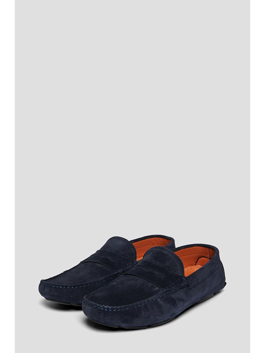 Erkek Lacivert %100 Deri Casual Ayakkabı-1