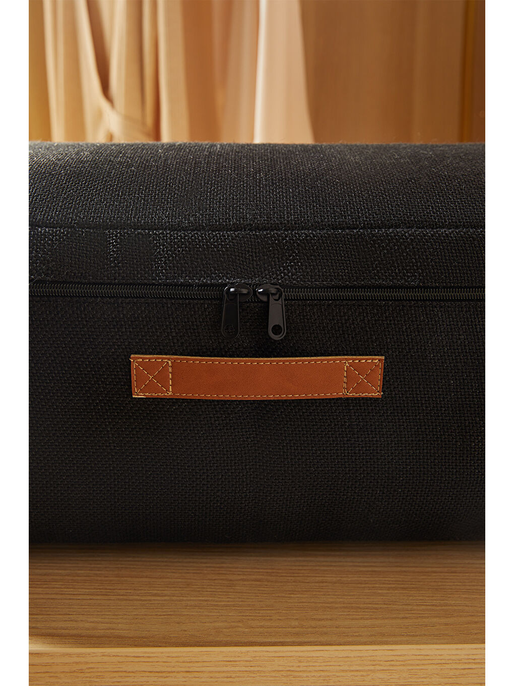 Orta Boy Siyah Renk Jüt Hurç 52 x 28 x 21 cm-3