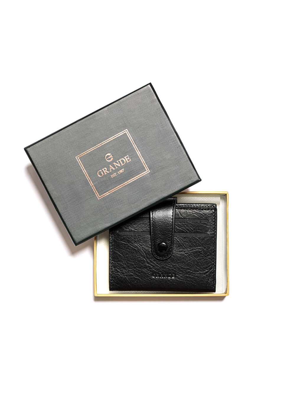 Siyah Unisex Cüzdan & Kartlık 710 Deri Cüzdan Kartlık-7