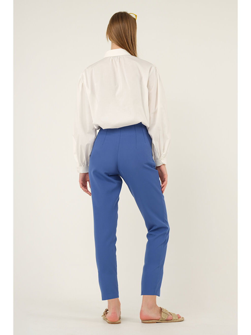 Fit Pantolon İndigo-3