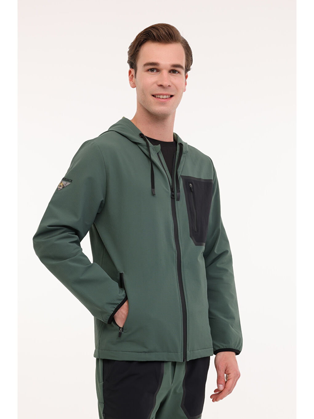 ML ANDRE 18OTD1-32 5FX Yeşil Erkek Eşofman Üstü