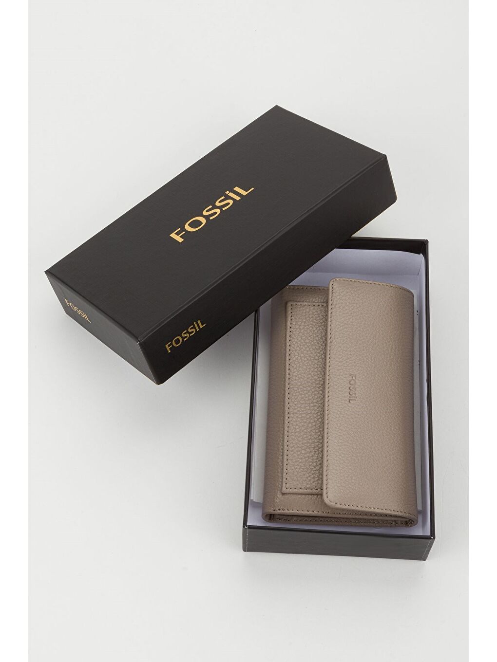 Bej Kutulu Hakiki Deri Mavi Orta Boy Çok Gözlü Kadın El Portföyü Kartlık Cüzdan-5