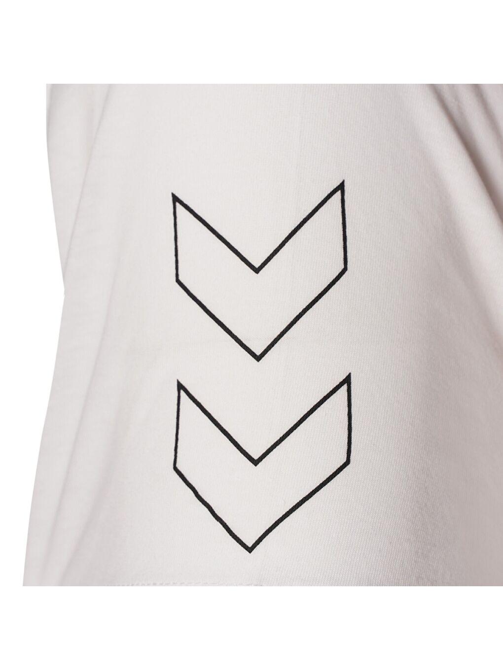 Elemental Chevron Pamuk Erkek Beyaz Yuvarlak Yaka Tişört-3