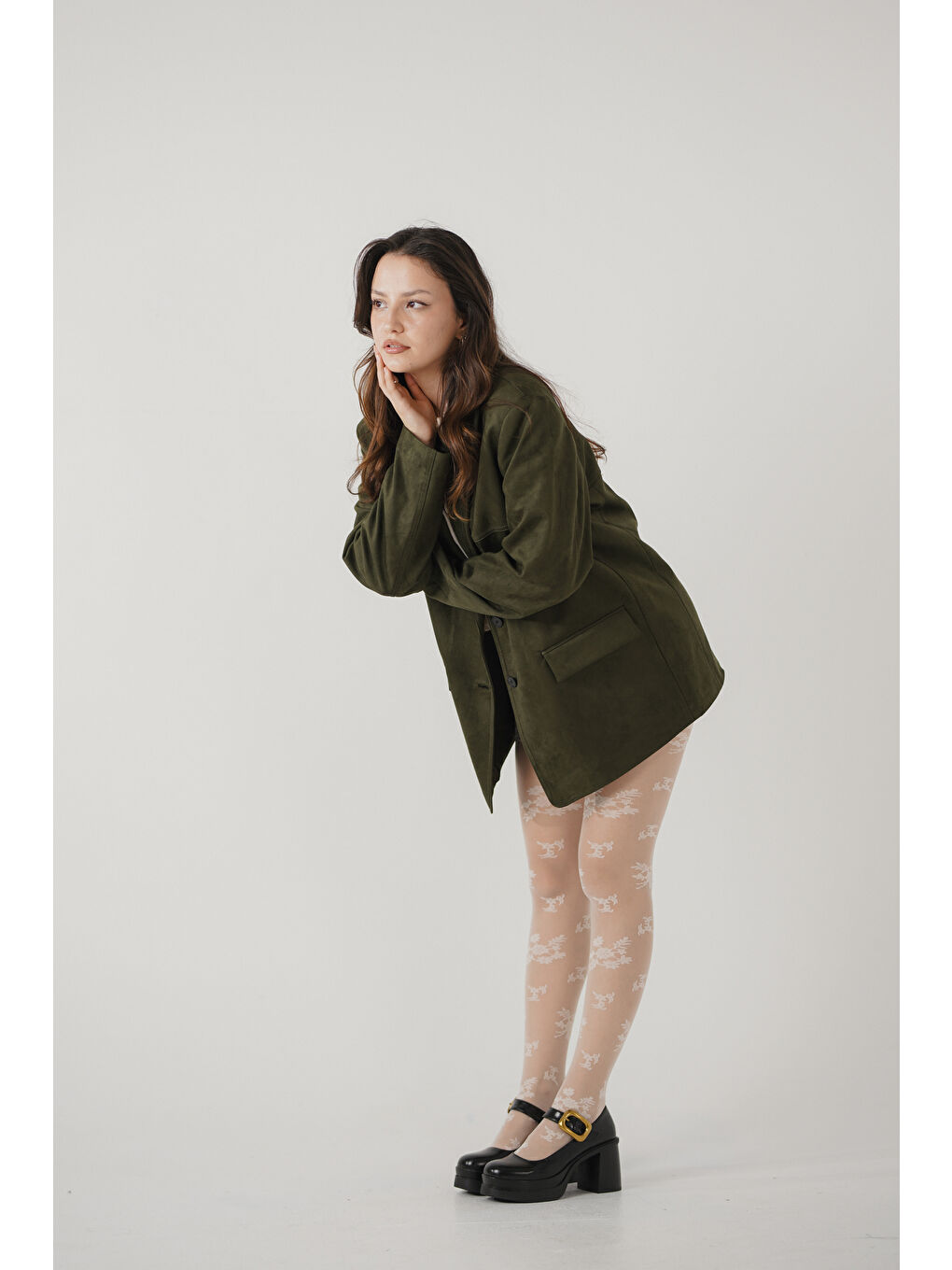 Siyah Michelina Yüksek Tabanlı Topuklu Tokalı Kadın Ayakkabı-6