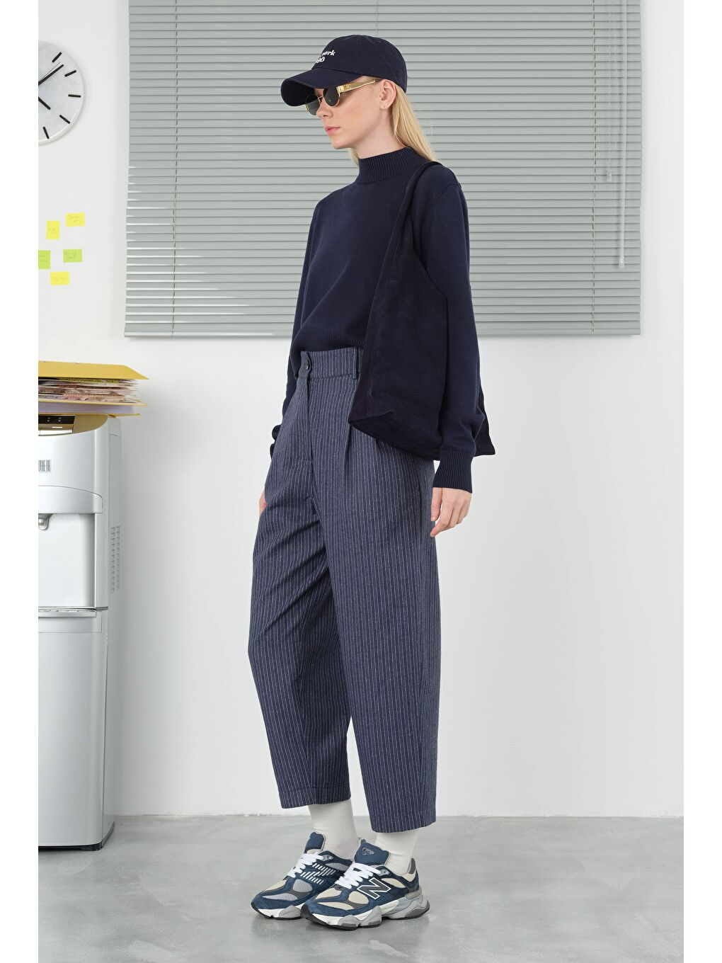 Lena Pantolon Mavi-4