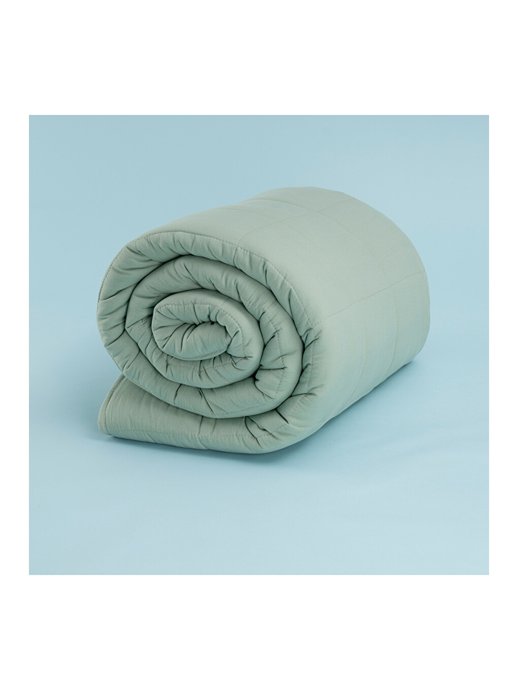 Kullanımı Kolay Tek Kişilik Yastık Alezi Ve Yorgan Seti 170x230 cm Yeşil - Egeo Life Serisi-2