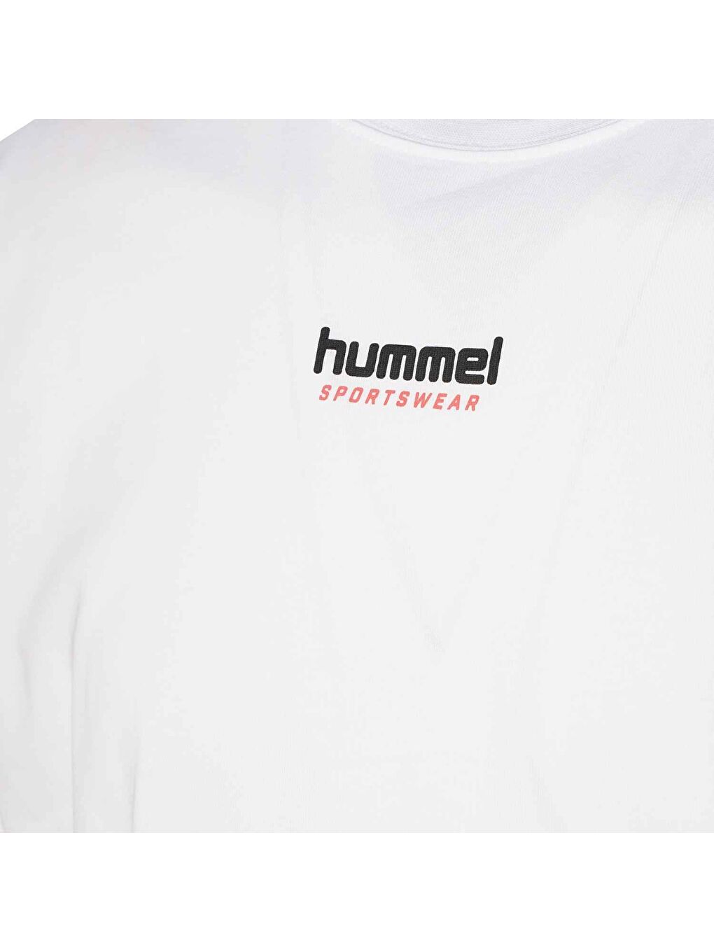 Tef Oversize Erkek Beyaz Yuvarlak Yaka Tişört-3