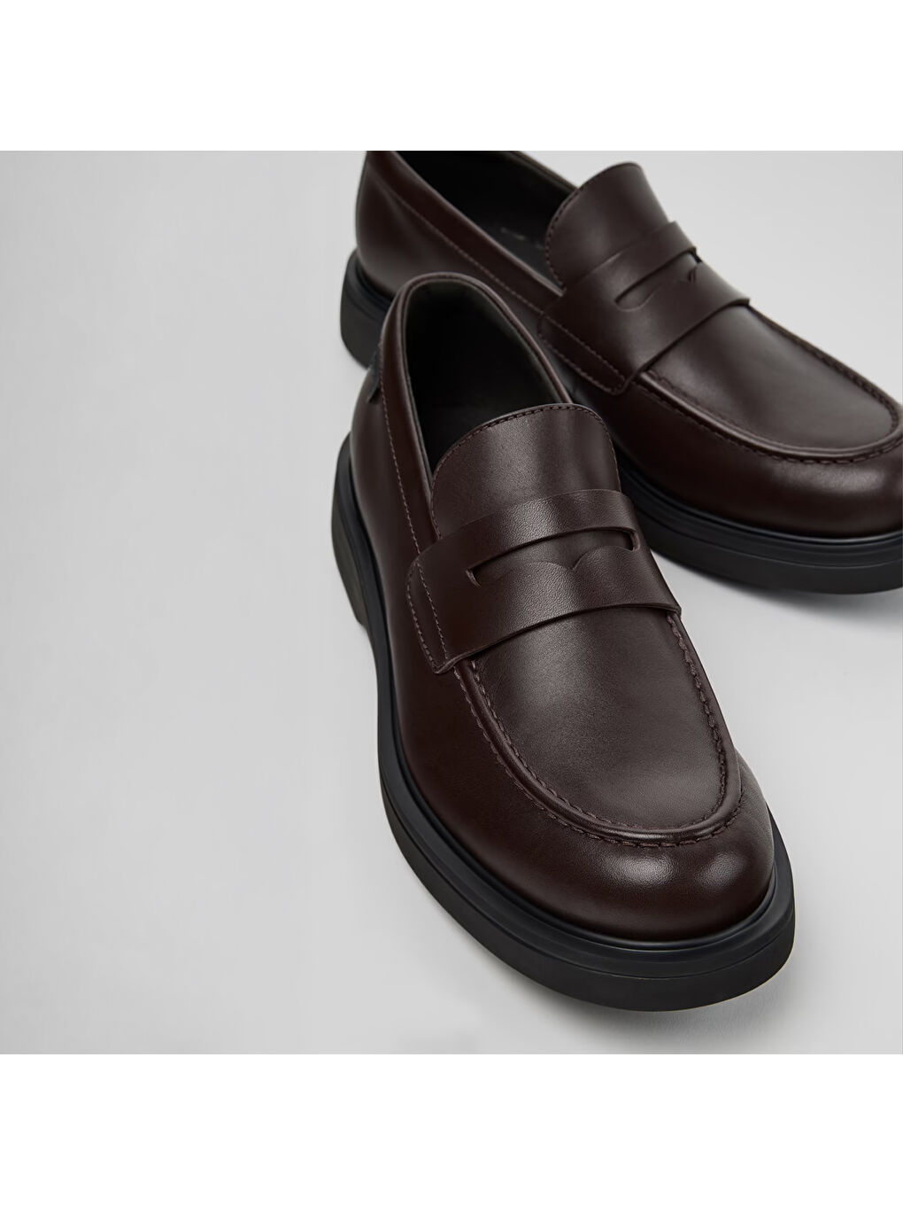 Kahverengi Erkek Klasik Ayakkabı K101001-005 Norman Brown-1