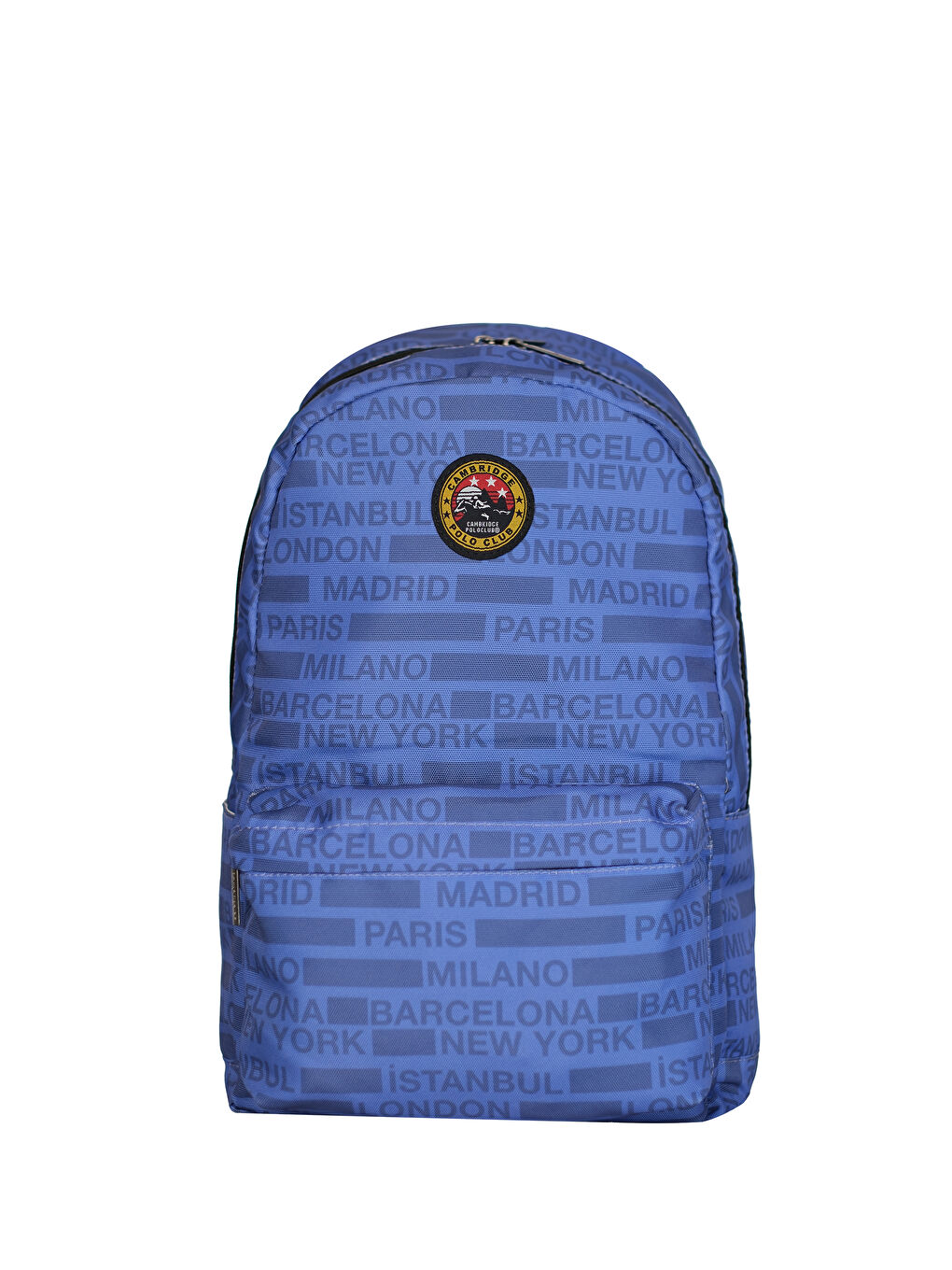 Lacivert Cities Ön Bölmeli Unisex Sırt Çantası