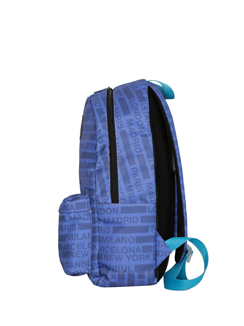 Lacivert Cities Ön Bölmeli Unisex Sırt Çantası-2