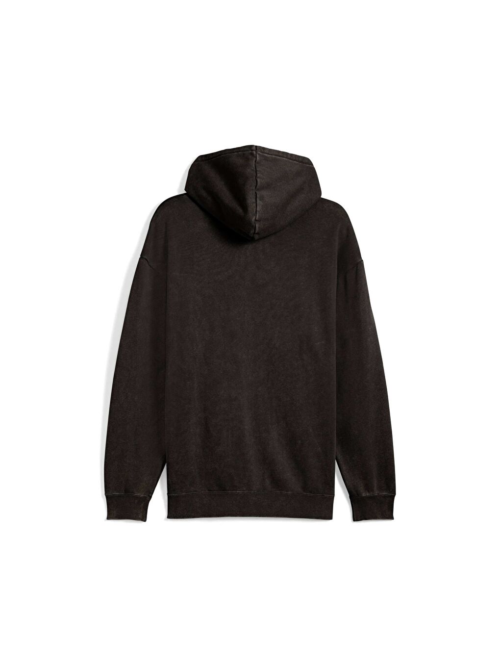 Siyah ESSENTIALS Elevated Erkek Geniş Kesim Kapüşonlu Sweatshirt-3