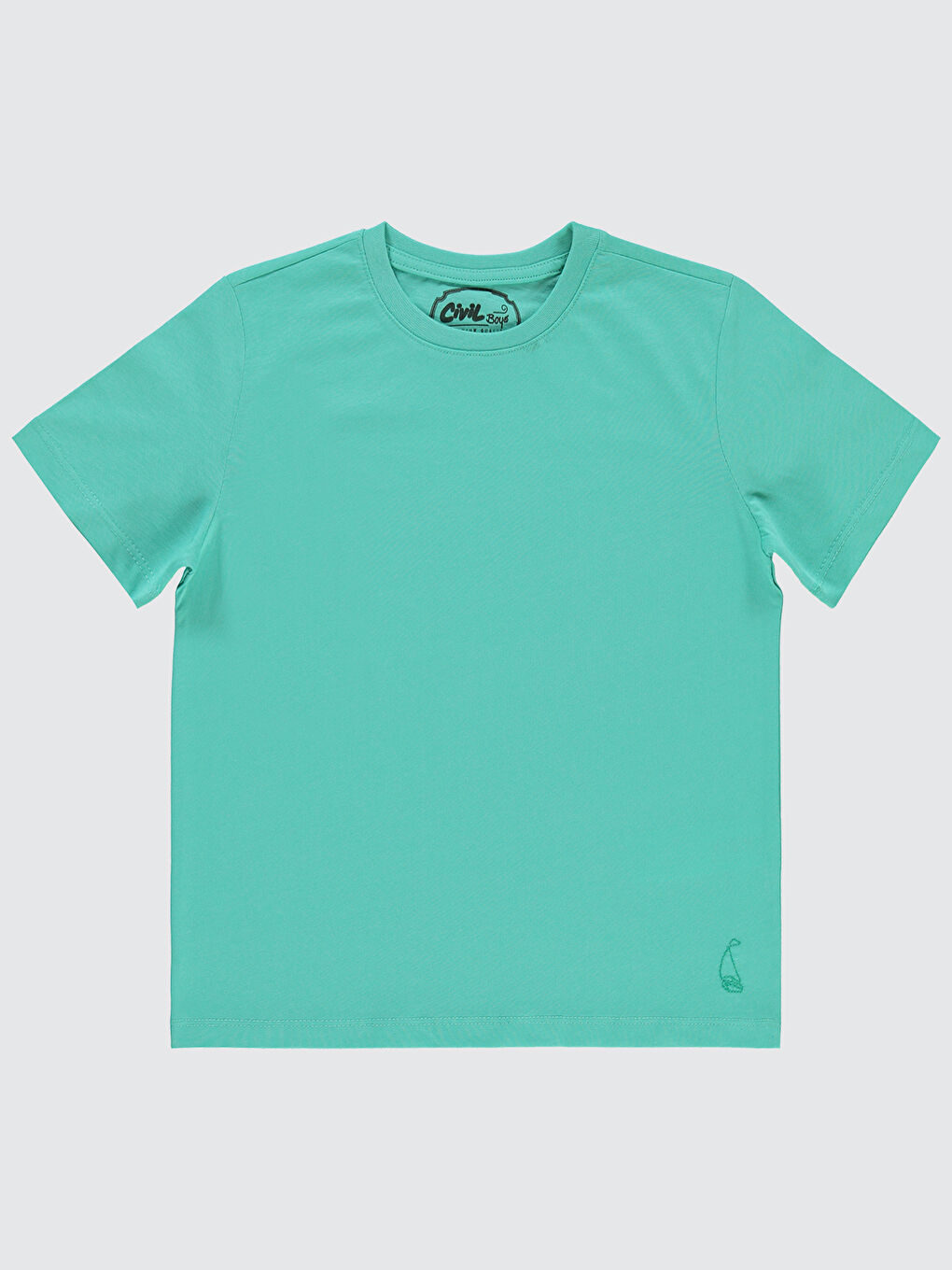 Civil Yeşil Boys Erkek Çocuk Tişört 6-9 Yaş Mint