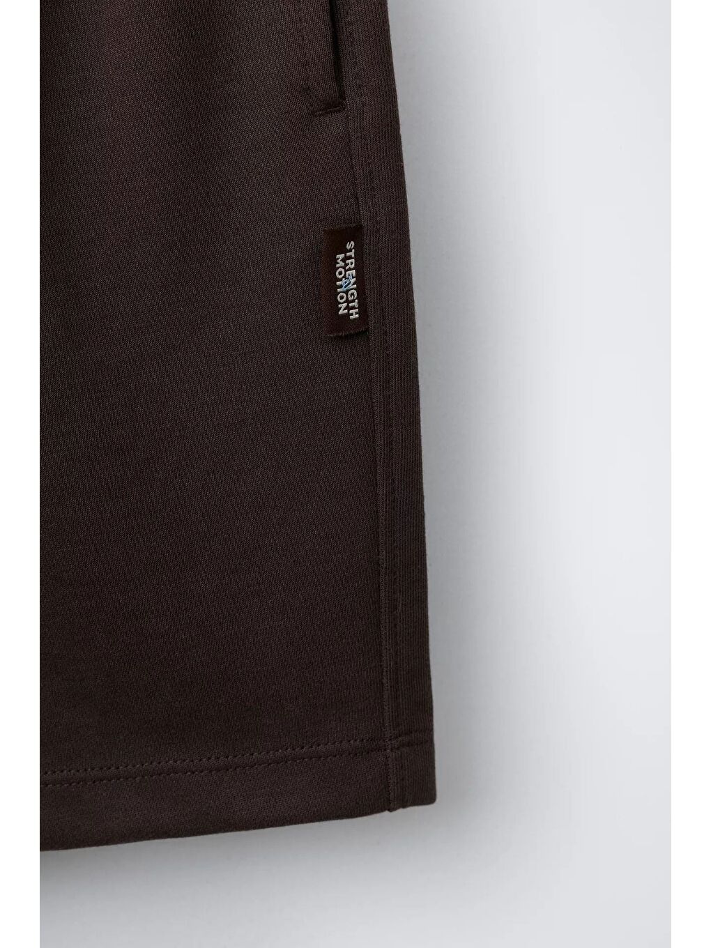 Erkek Çocuk Pamuklu Kahverengi Slogan Baskılı Tişört Şort Takım-3