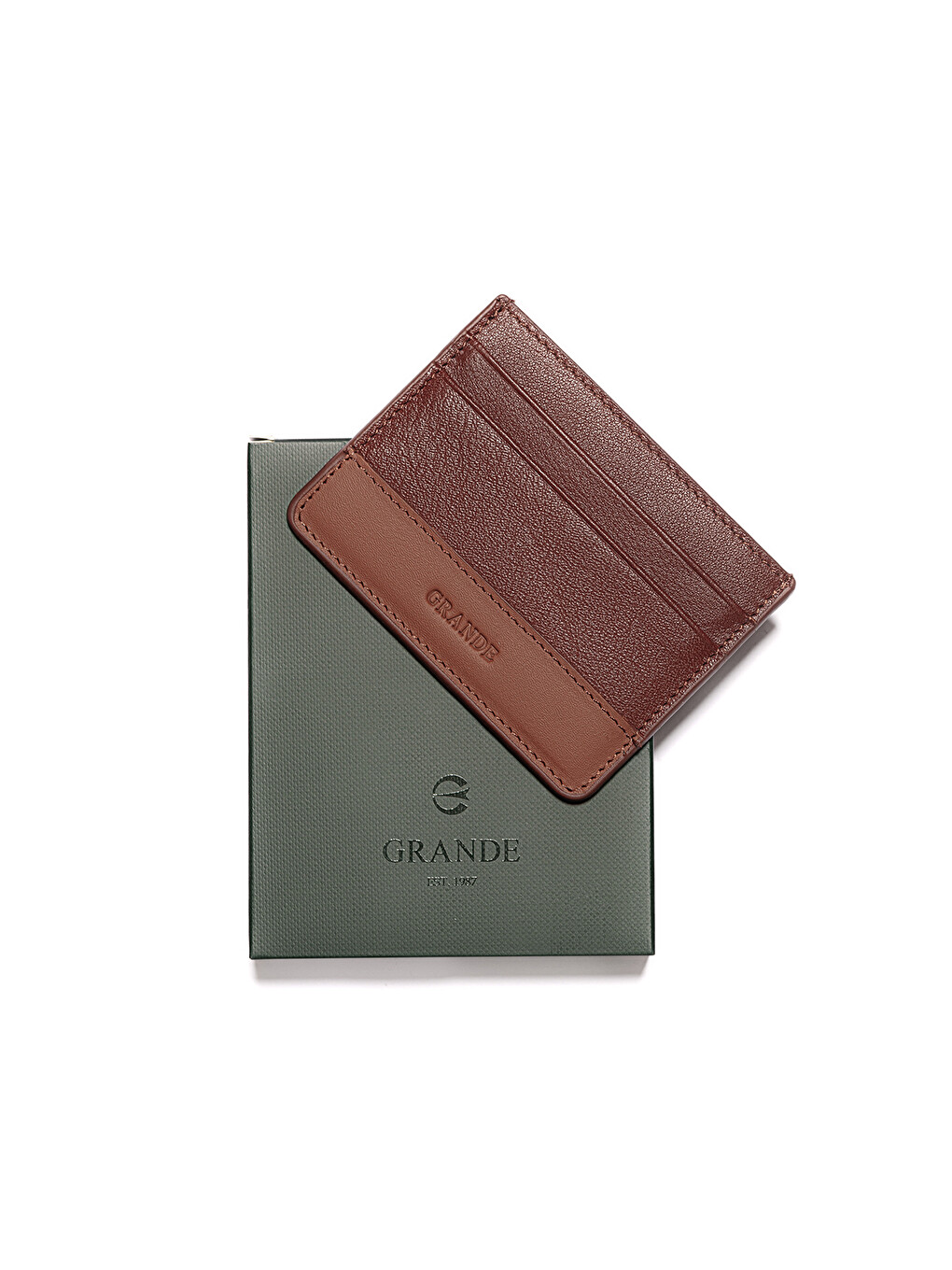 Kahverengi Unisex Cüzdan & Kartlık 747 Deri Cüzdan Kartlık-5