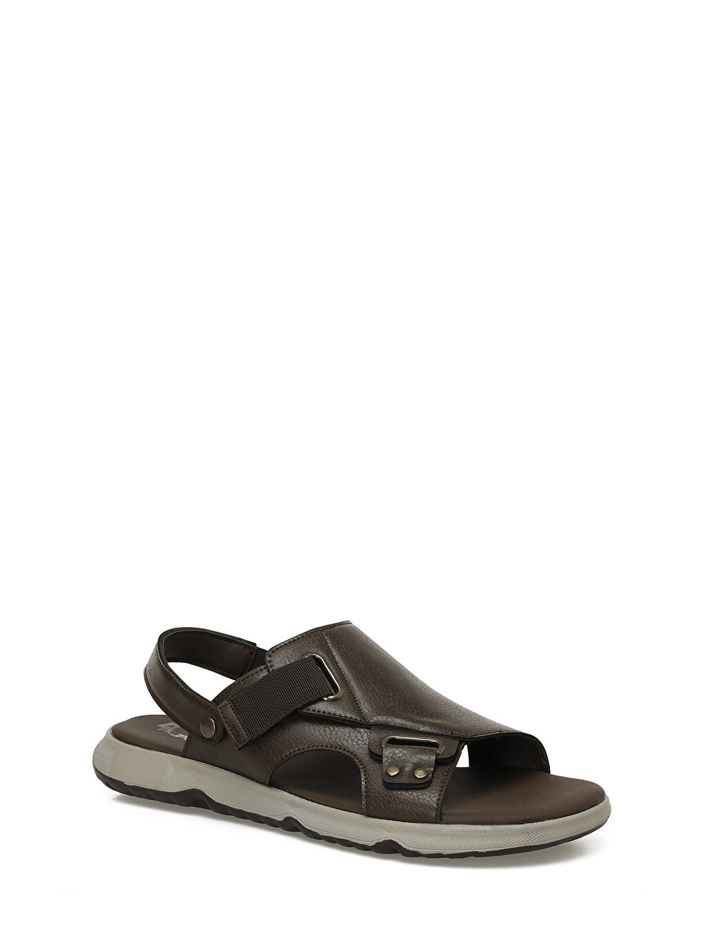 408048.M5FX Kahverengi Erkek Sandalet-1