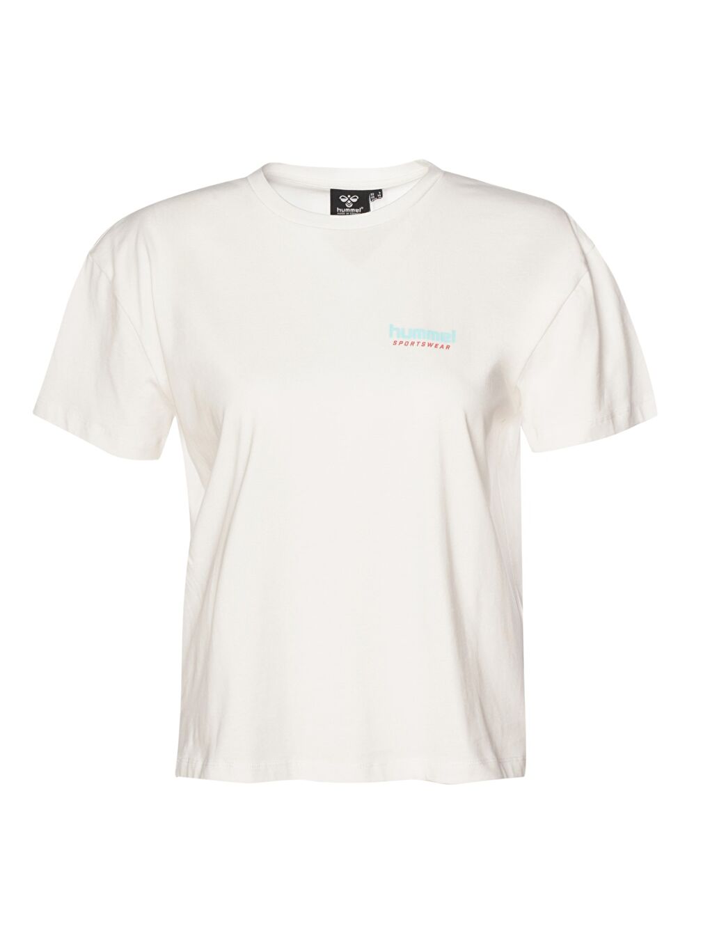 Boel Kadın Beyaz Yuvarlak Yaka Tişört-1