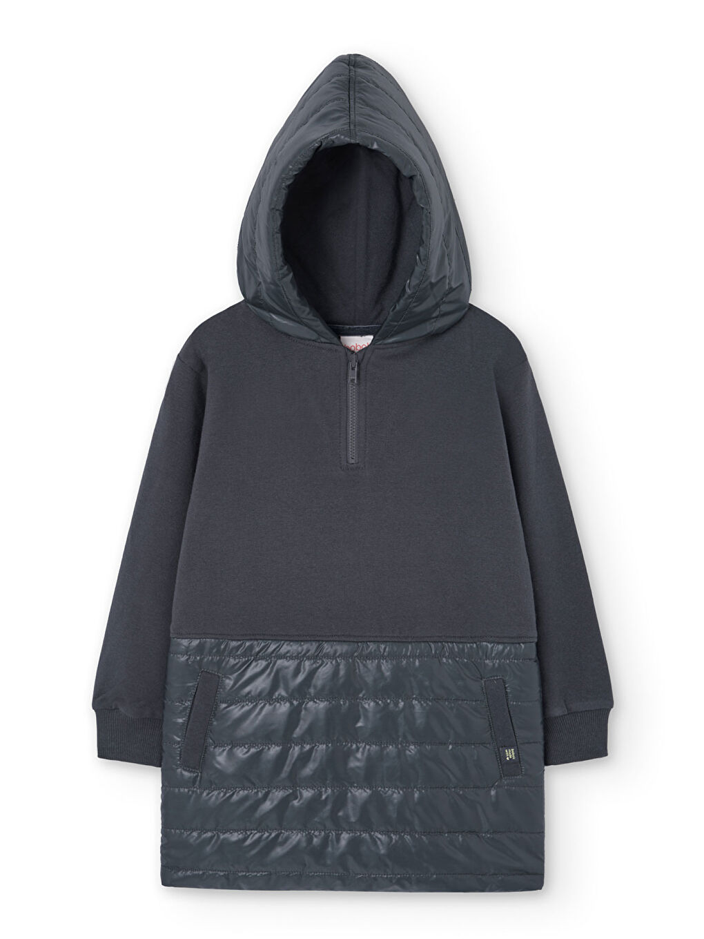 Antrasit Kız Çocuk Elbise-5