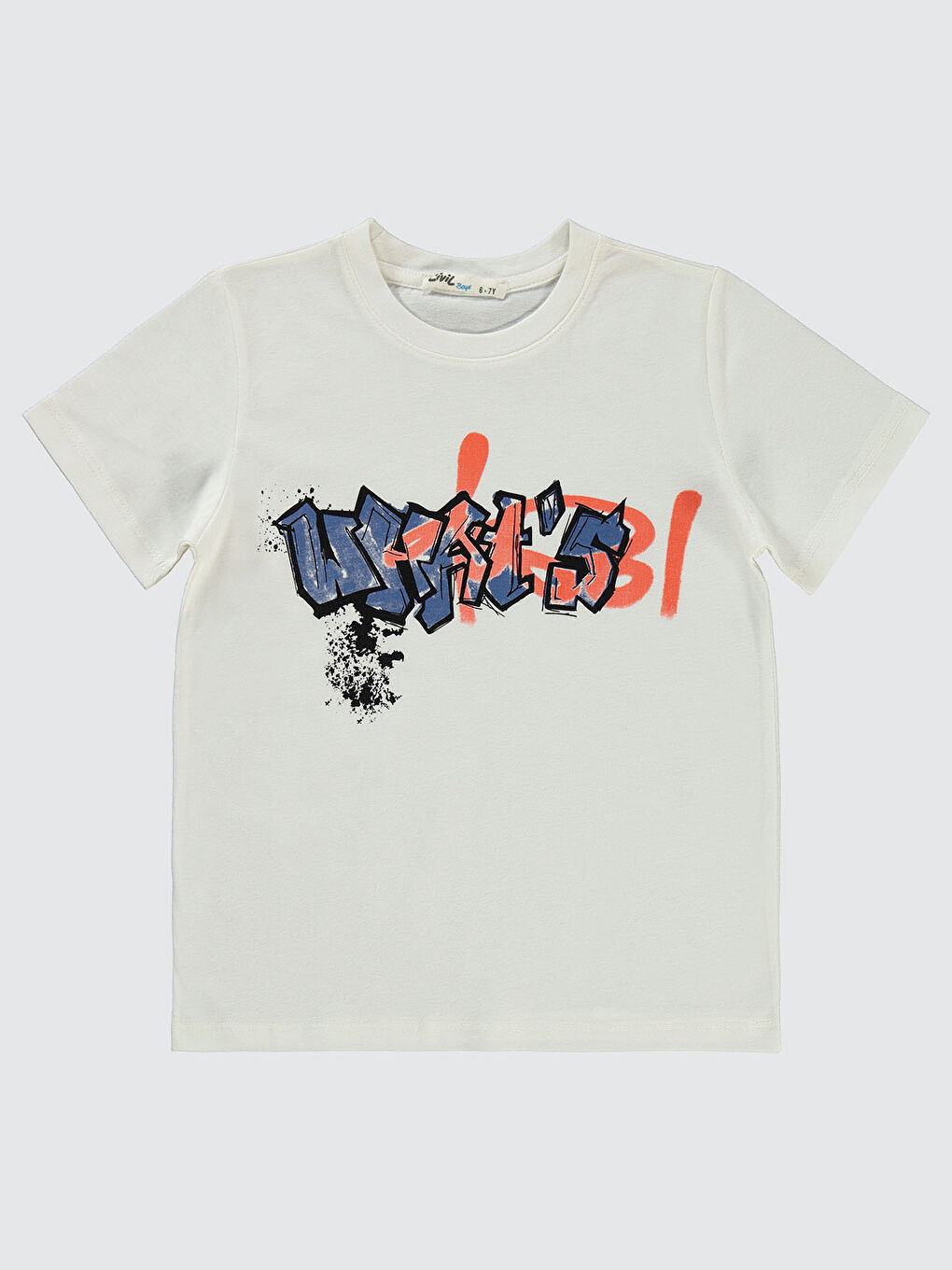 Boys Erkek Çocuk Tişört 6-9 Yaş Ekru