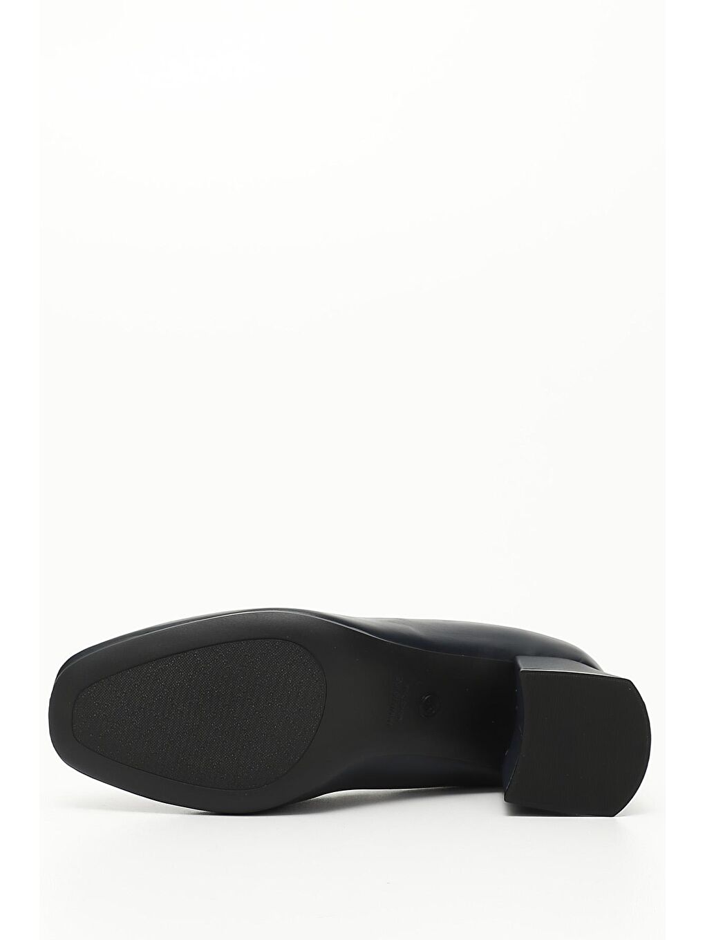 Lacivert LACİVERT  Hakiki Deri Orta Kalın Topuklu Kadın Ayakkabı 24226-3