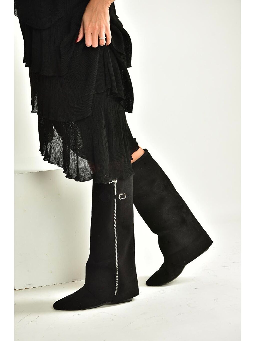 Siyah Kadın Çizme V380526402-1