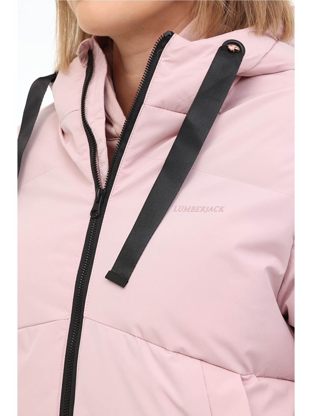 WL NORA 2-212171010 4PR Pembe Kadın Kısa Kaban-3