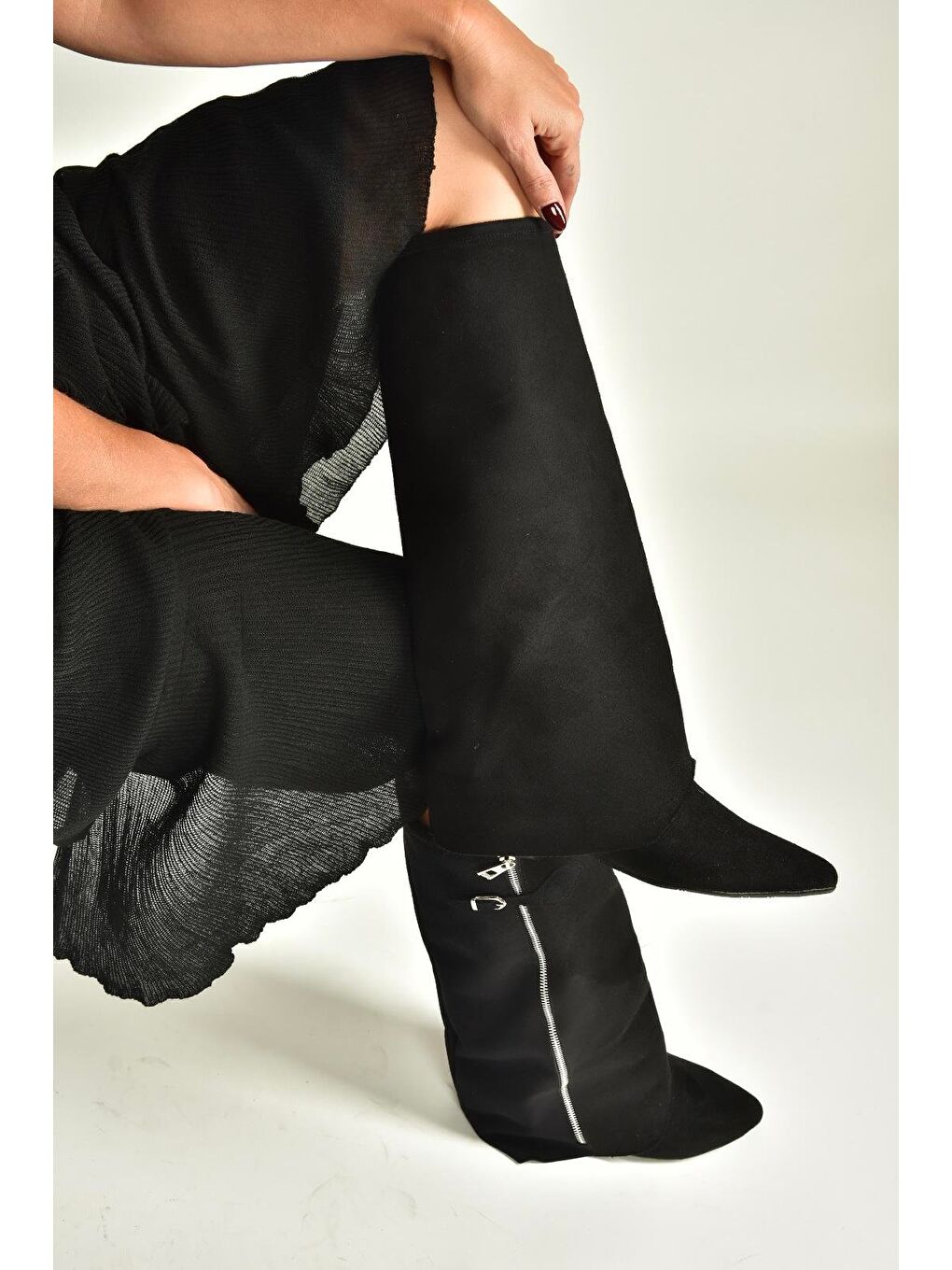 Siyah Kadın Çizme V380526402-2