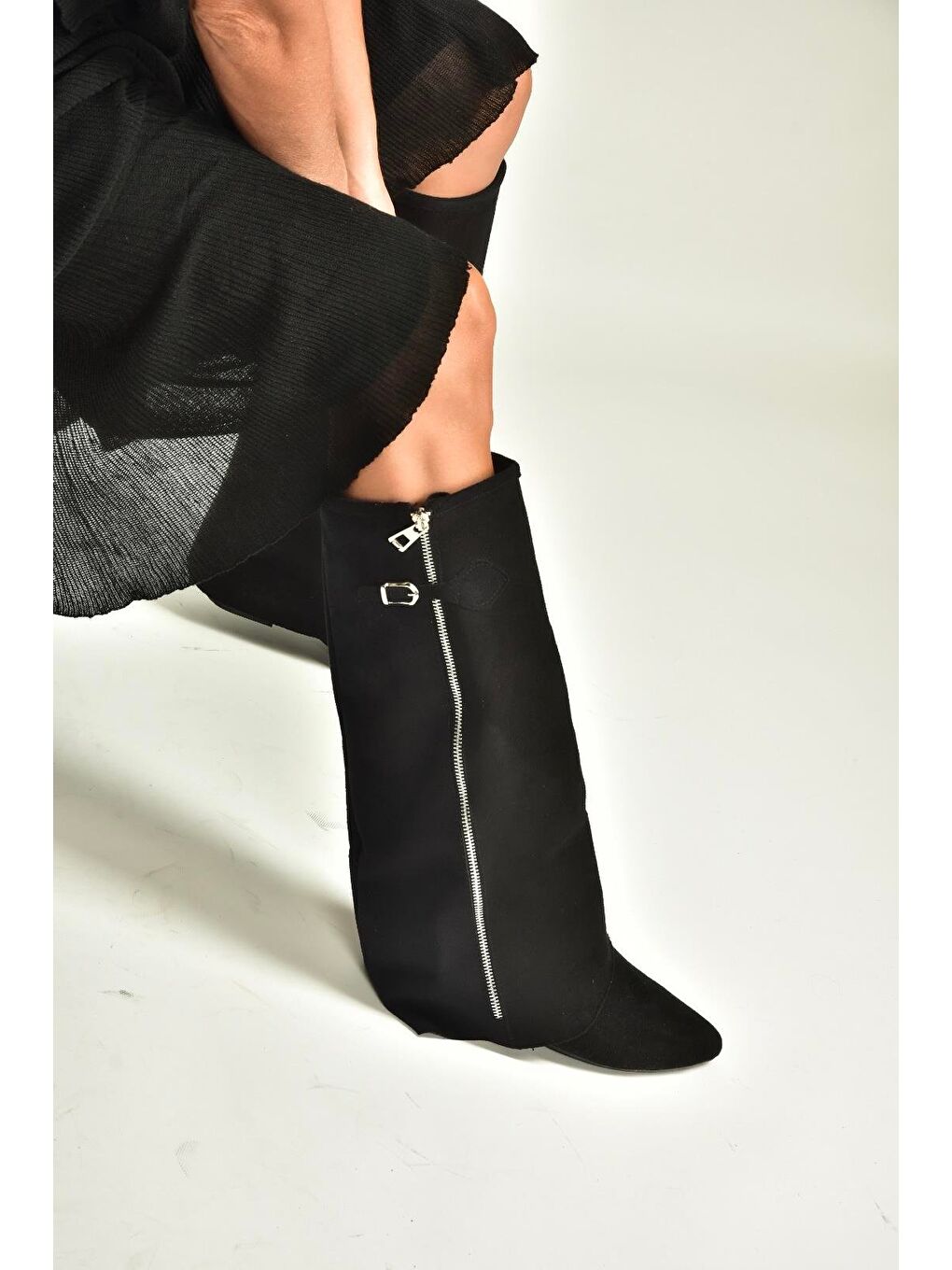 Siyah Kadın Çizme V380526402-4